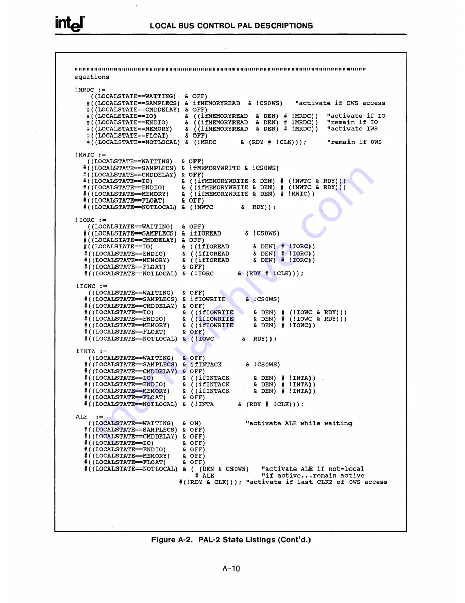 Intel 80386 Hardware Reference Manual Download Page 250