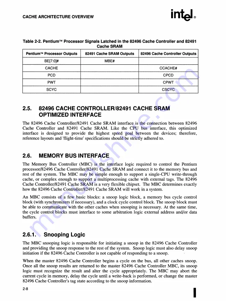 Intel 82491 CACHE SRAM Скачать руководство пользователя страница 79