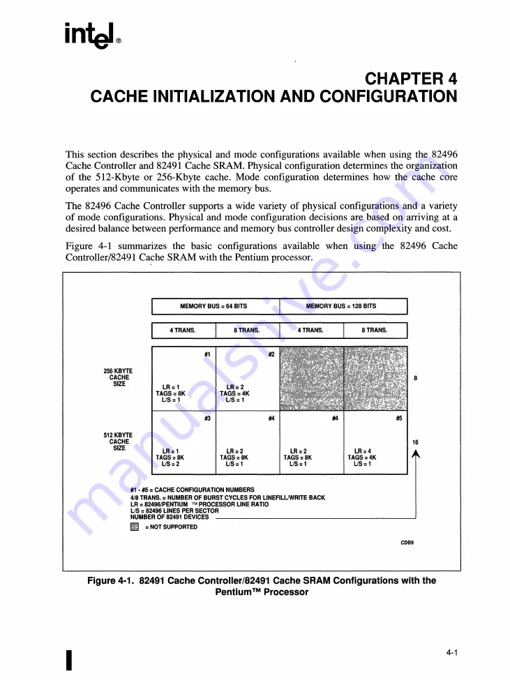 Intel 82491 CACHE SRAM User Manual Download Page 110