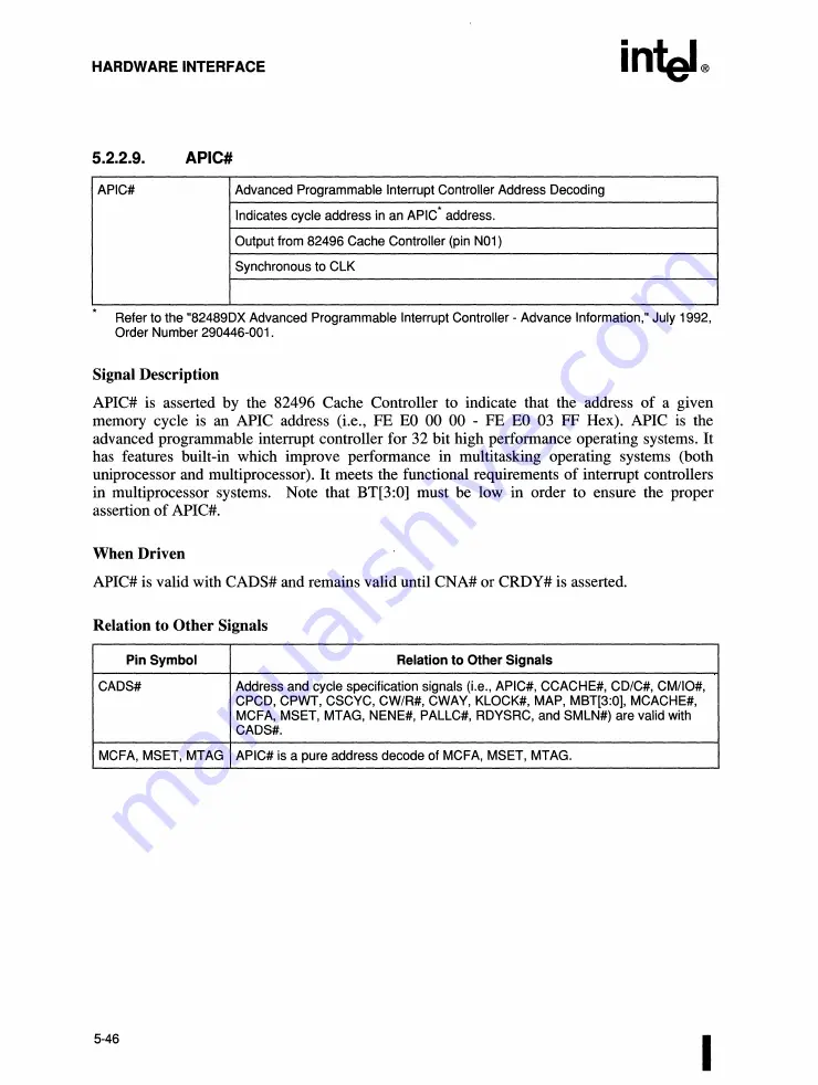 Intel 82491 CACHE SRAM Скачать руководство пользователя страница 171