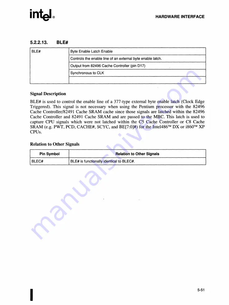 Intel 82491 CACHE SRAM Скачать руководство пользователя страница 176