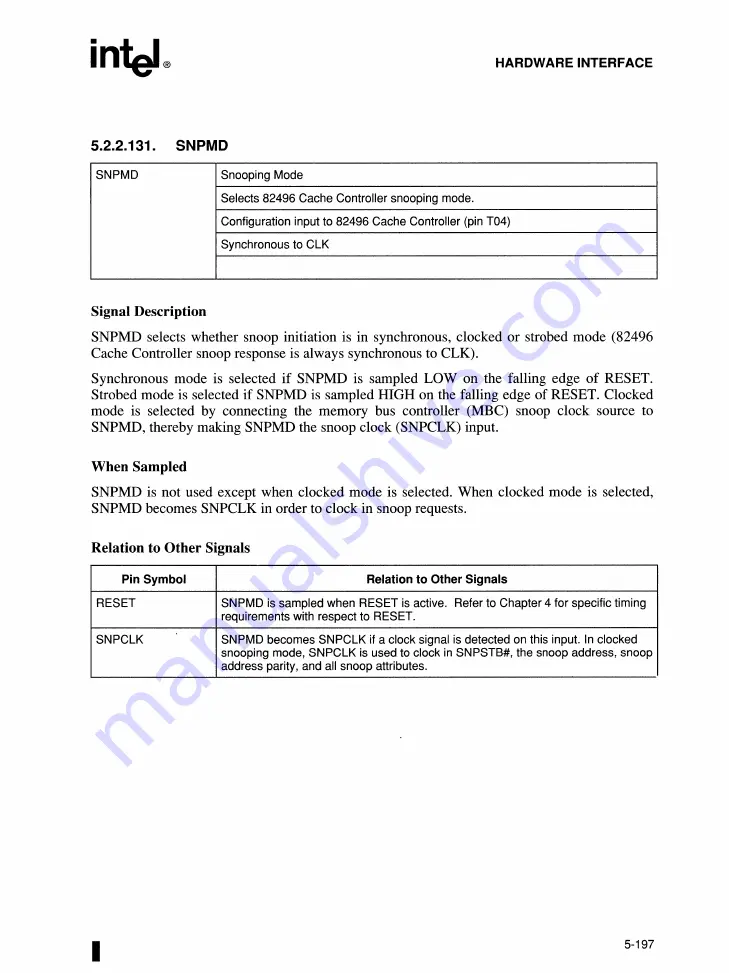 Intel 82491 CACHE SRAM Скачать руководство пользователя страница 322