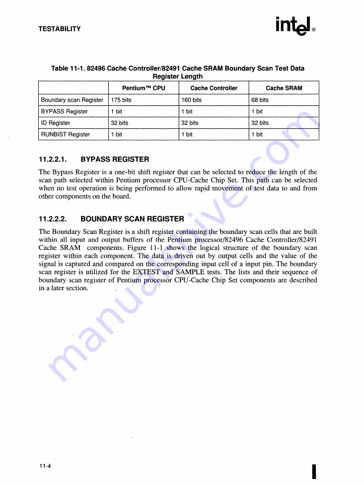 Intel 82491 CACHE SRAM User Manual Download Page 461