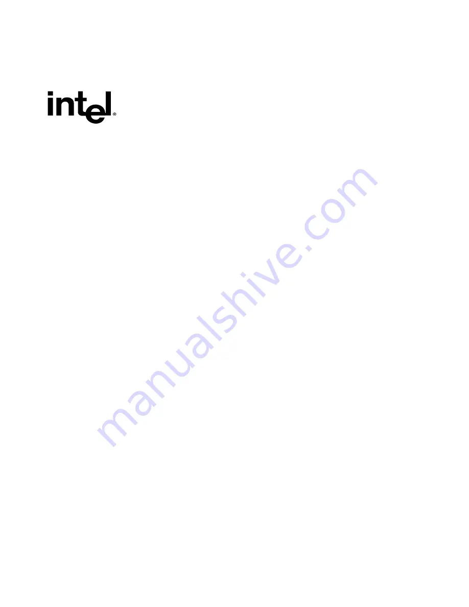 Intel 82543GC Specification Update Download Page 1