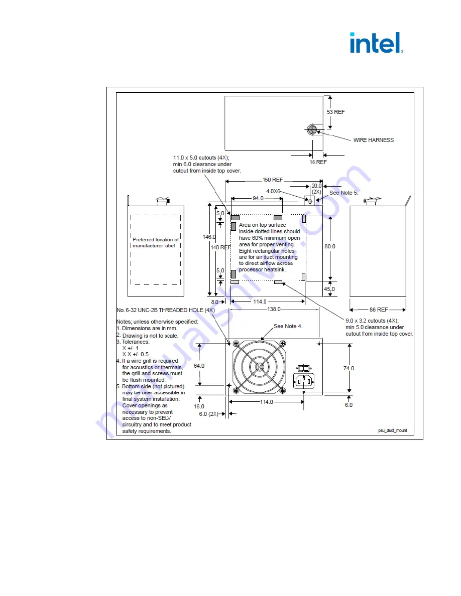 Intel ATX 3.0 Design Manual Download Page 73