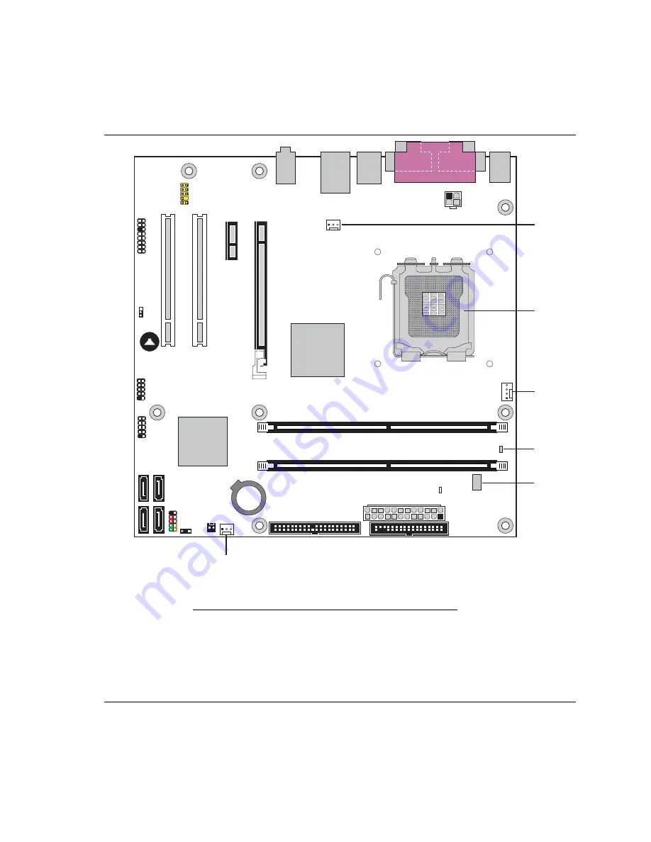 Intel BLKD946GZISSL - CONROE LGA775 1066 800FSB DR2 A/V Lan SATA mATX 10Pack ACTIVE Motherboard Technical Product Specification Download Page 35