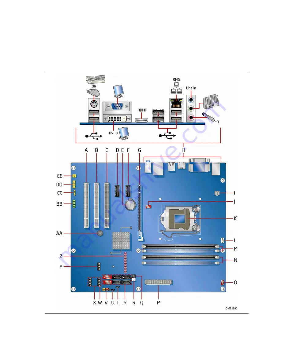 Intel BLKDH55HC Product Manual Download Page 12