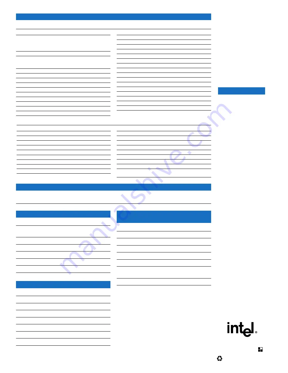 Intel Express Hub Specification Sheet Download Page 4