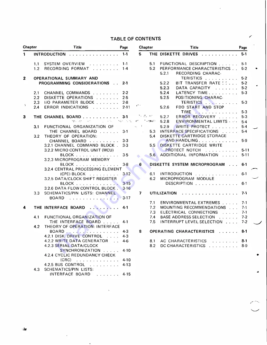 Intel INTELLEC Hardware Reference Manual Download Page 4