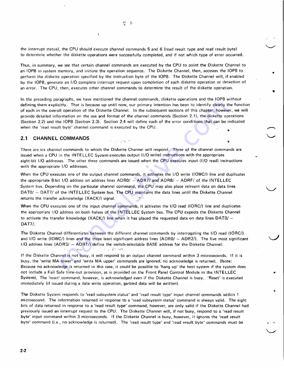 Intel INTELLEC Hardware Reference Manual Download Page 28