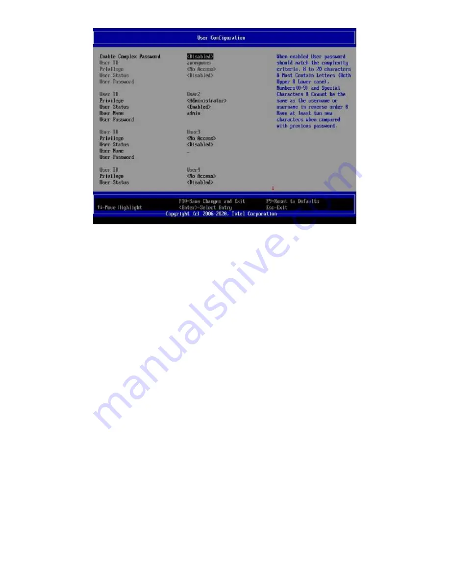 Intel M50CYP2SB Series Technical Specification Download Page 54