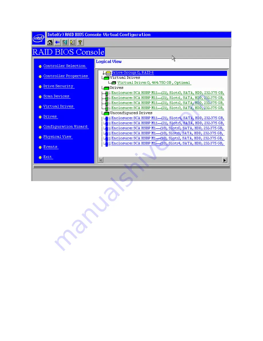 Intel RAID High Availability User Manual Download Page 25