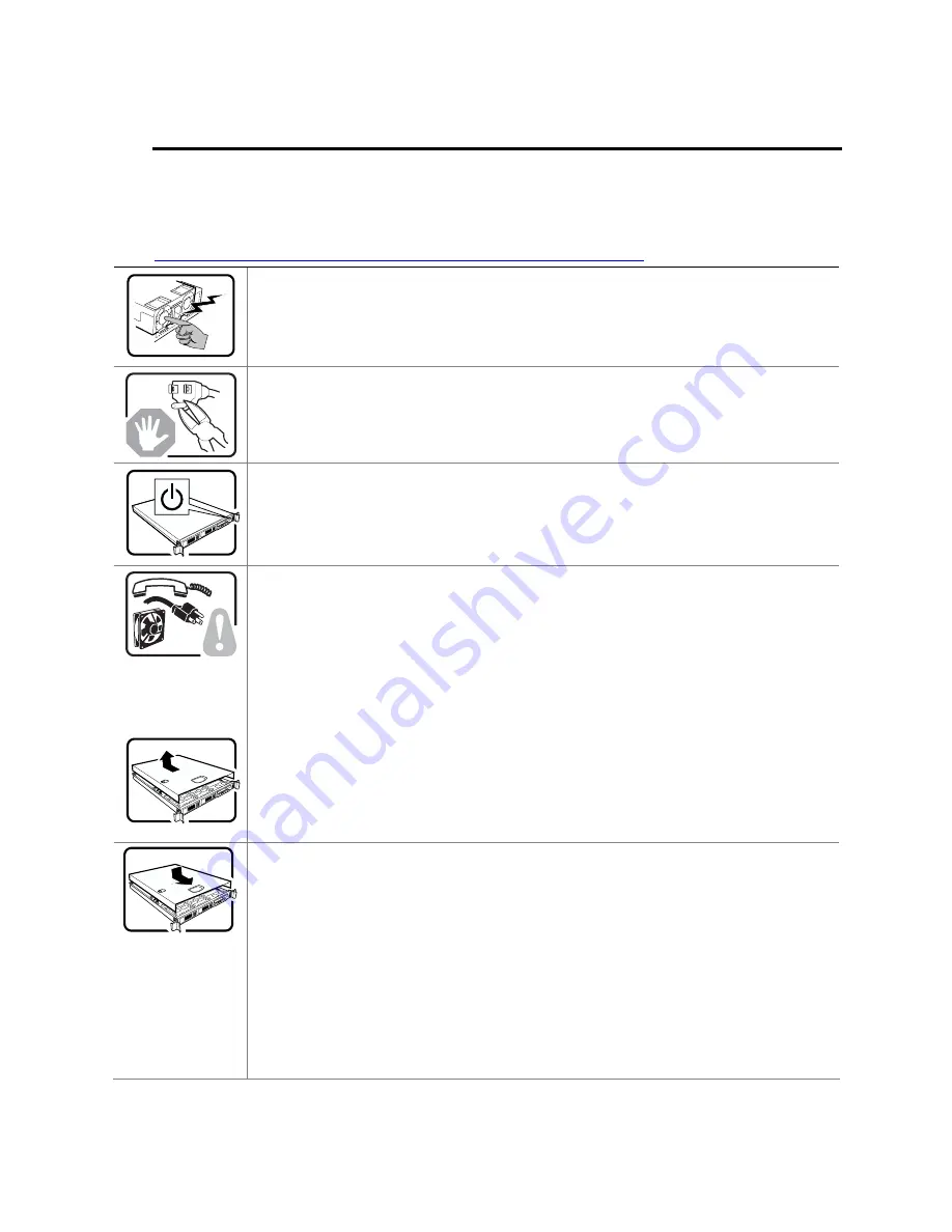 Intel SR6850HW4 - Server Platform - 0 MB RAM Product Manual Download Page 11