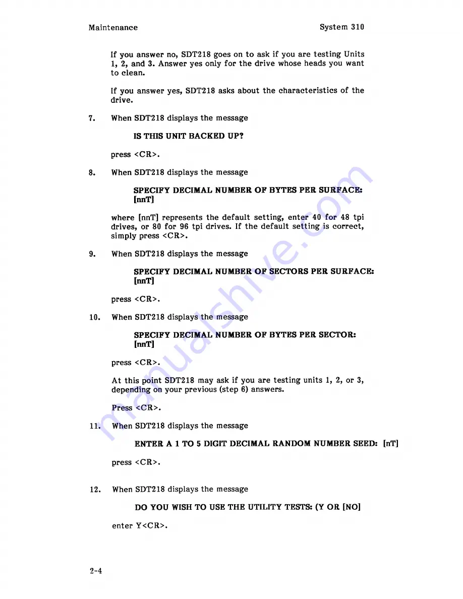 Intel System 310 Hardware Maintenance Manual Download Page 34