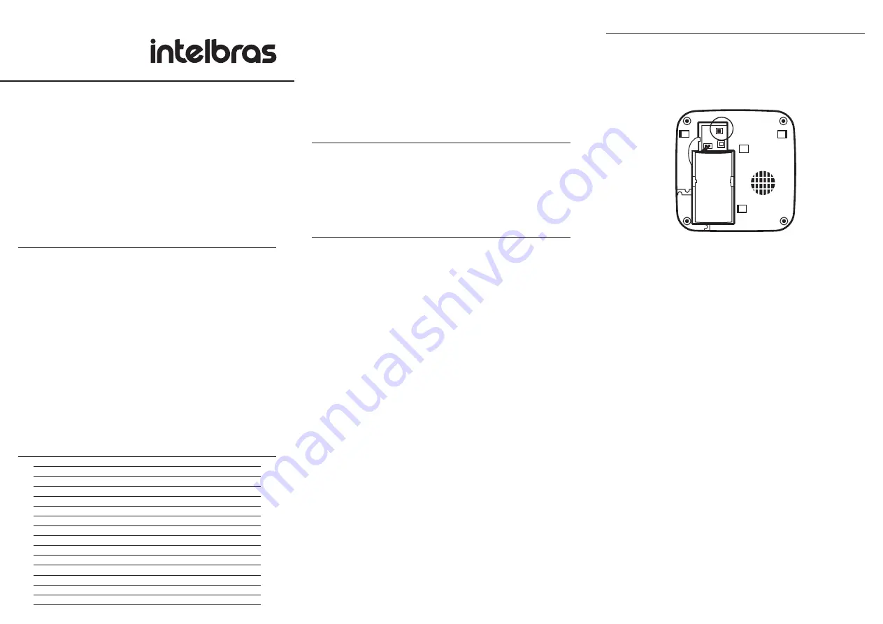 Intelbras XSS 8000 Скачать руководство пользователя страница 1