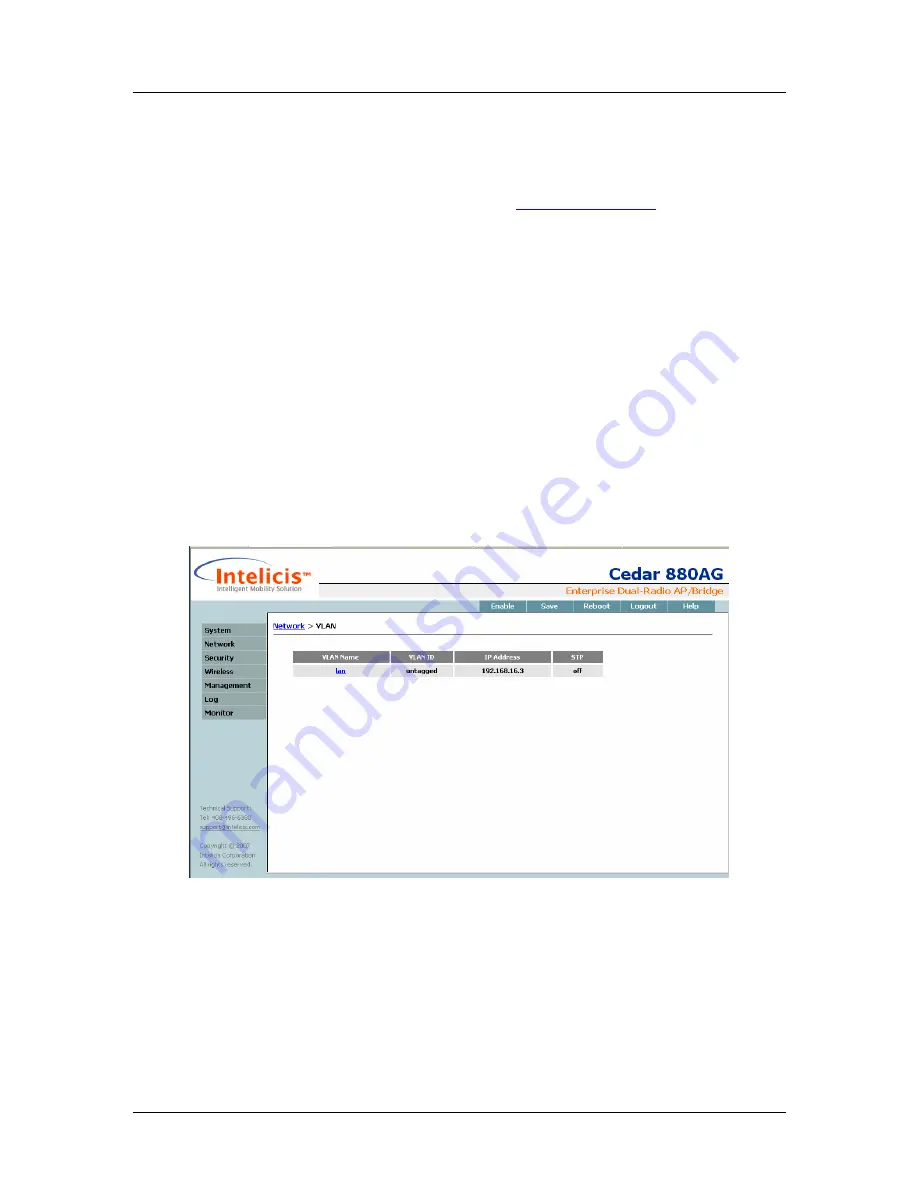 Intelicis Cedar 880AG User Manual Download Page 31