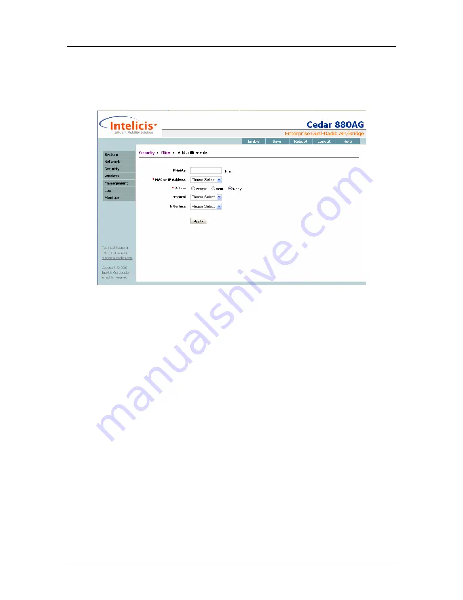 Intelicis Cedar 880AG User Manual Download Page 42