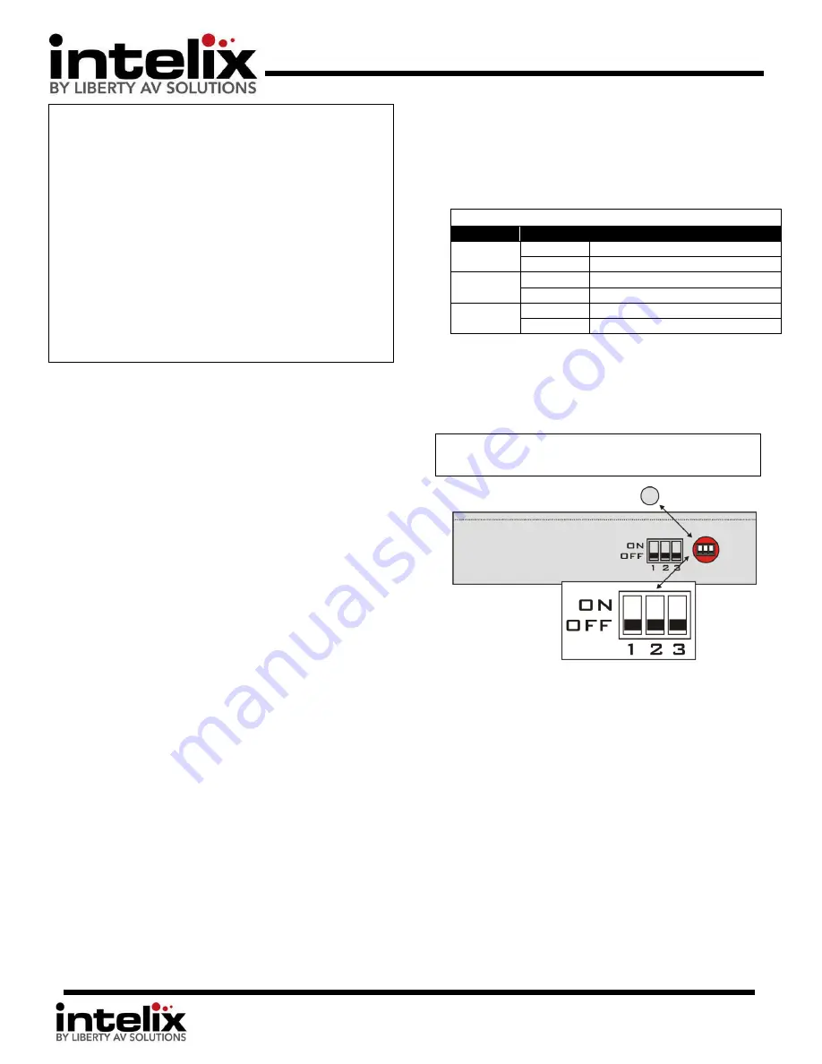 Intelix DIGI-HD-XR Installation Manual Download Page 2