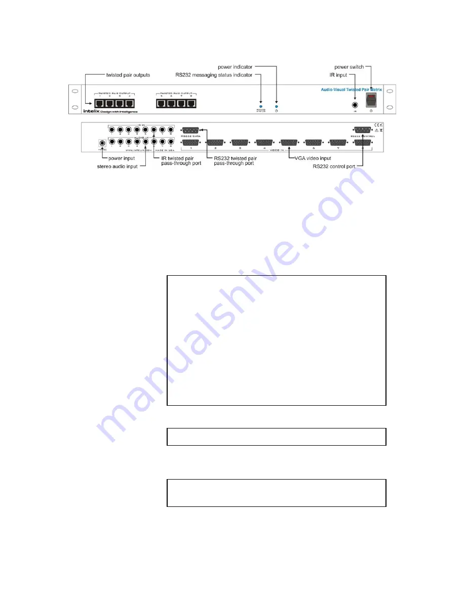 Intelix DIGI-VGASD-8X8e Installation Manual Download Page 5