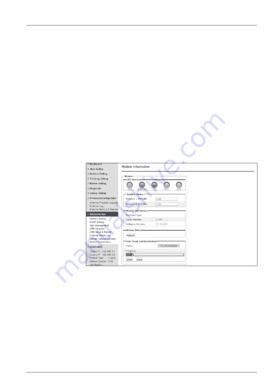 Intellian v100Ka Installation And Operation Manual Download Page 43