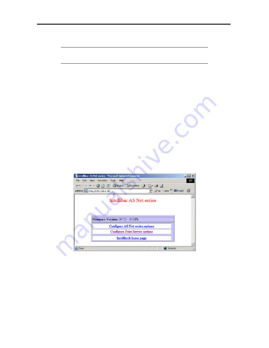 IntelliBar AS Net Printer Setup Manual Download Page 23