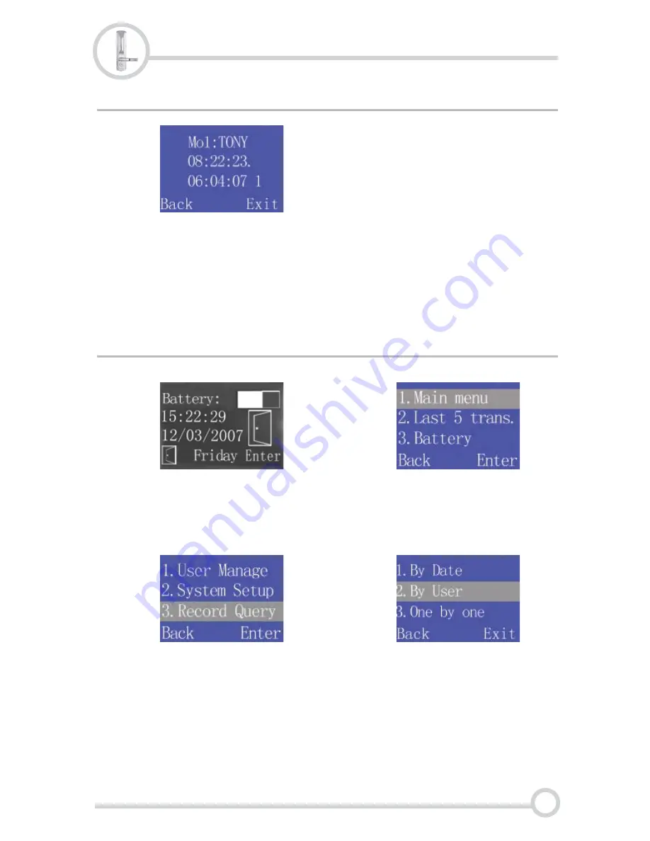 Intelligent Biometric Controls 1TouchXL Operator'S Manual Download Page 23