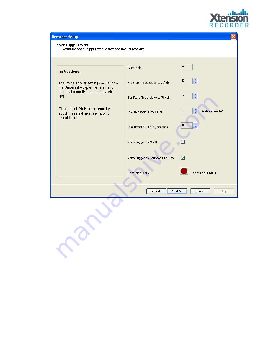 Intelligent Recording Xtension Recorder Universal Adapter 3.0 Скачать руководство пользователя страница 19