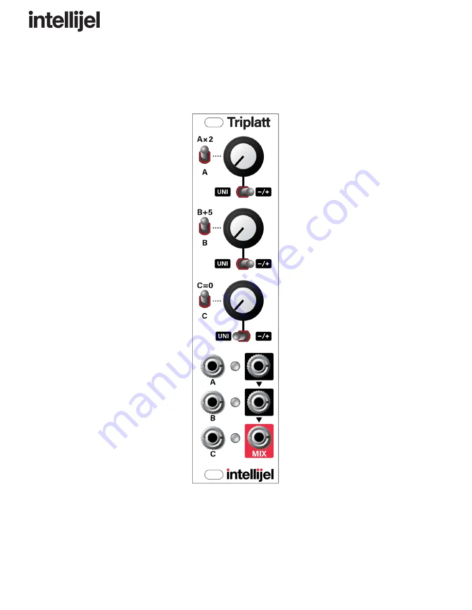 Intellijel Triplatt Manual Download Page 1