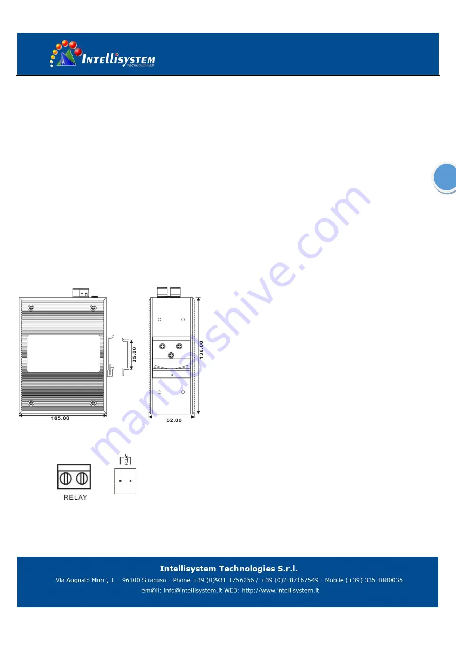 Intellisystem IT-ES608-IM Hardware Installation Manual Download Page 3