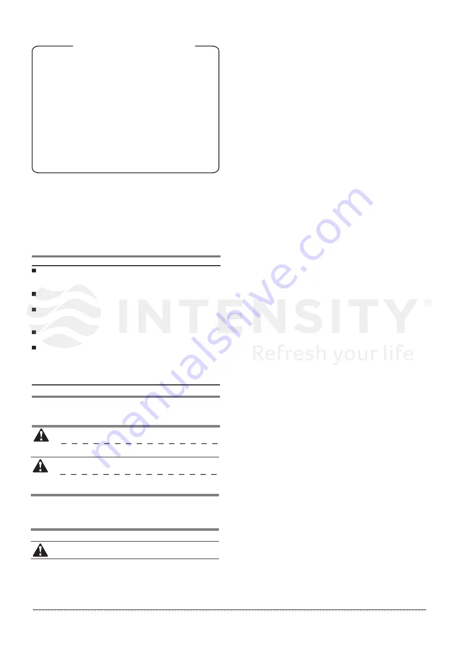 intensity IFCH412KF-3 Owners & Installation Manual Download Page 2