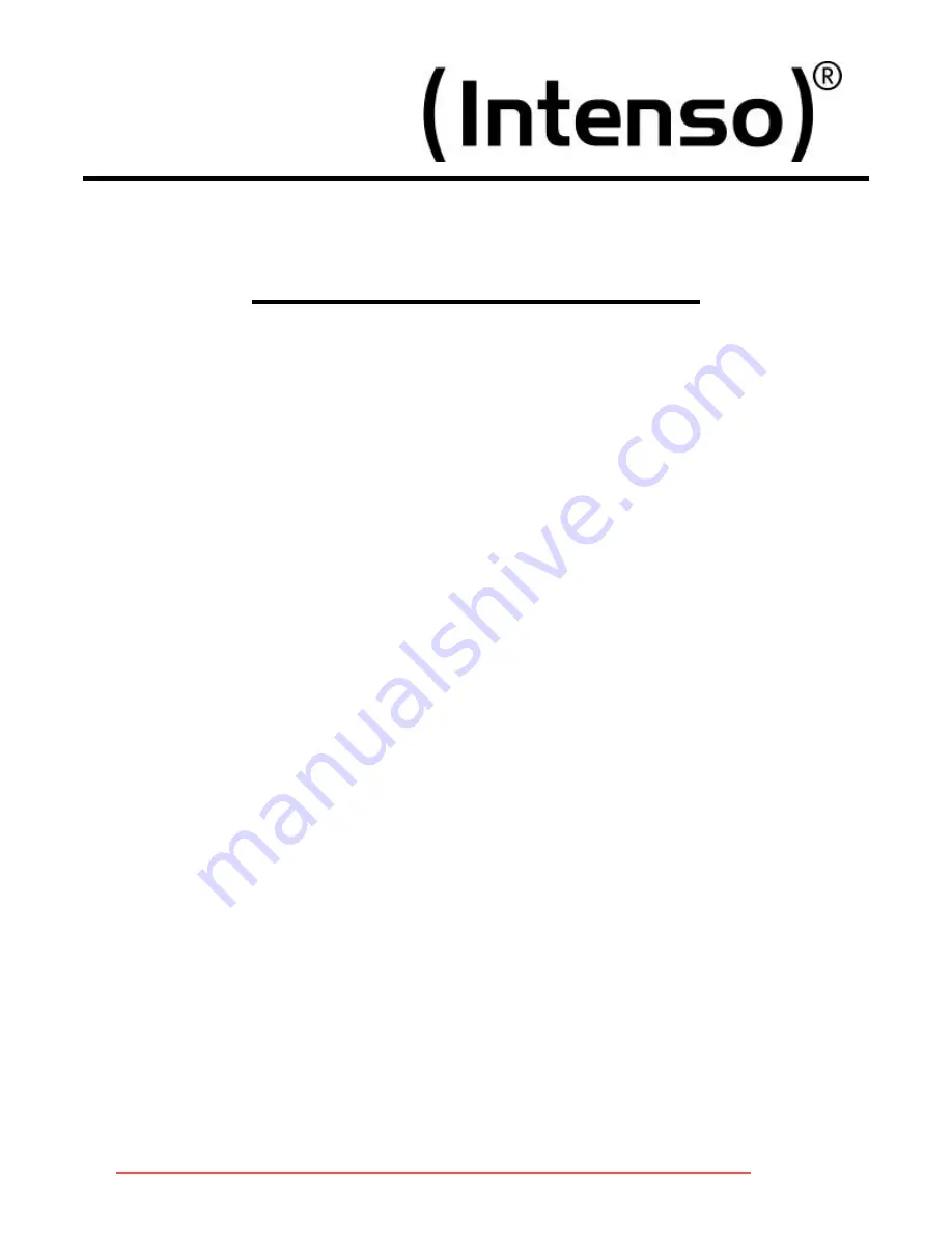 Intenso Music Waver Manual Download Page 1