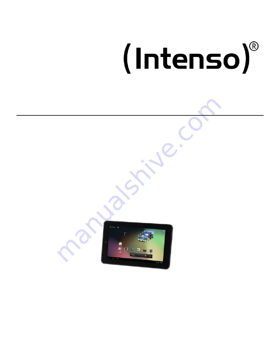 Intenso TAB 724 User Manual Download Page 1