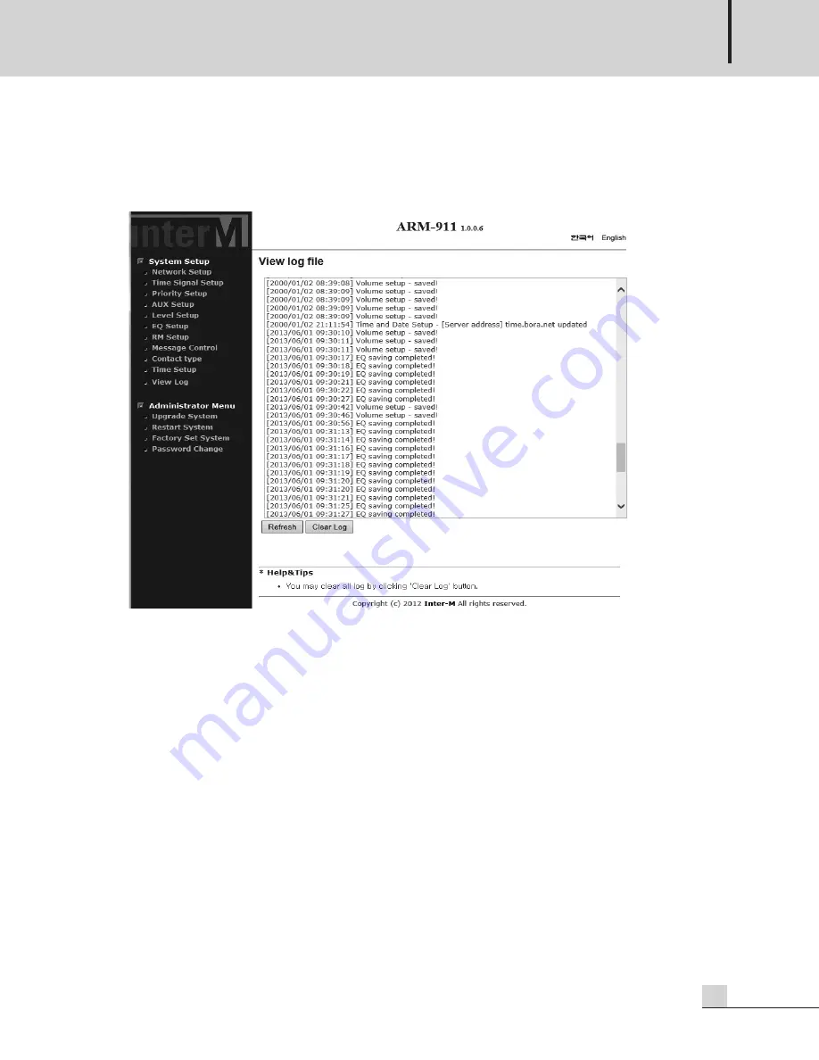 Inter-m ARM-911 Operation Manual Download Page 24