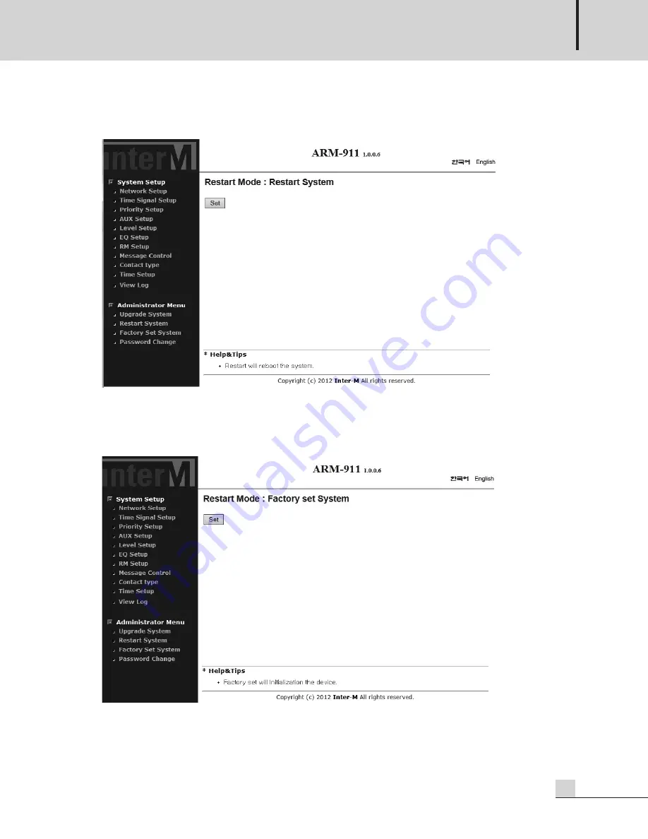 Inter-m ARM-911 Operation Manual Download Page 26