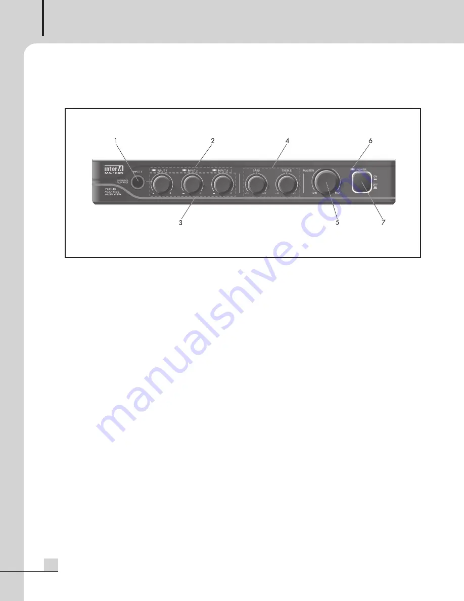 Inter-m MA-106N Скачать руководство пользователя страница 6