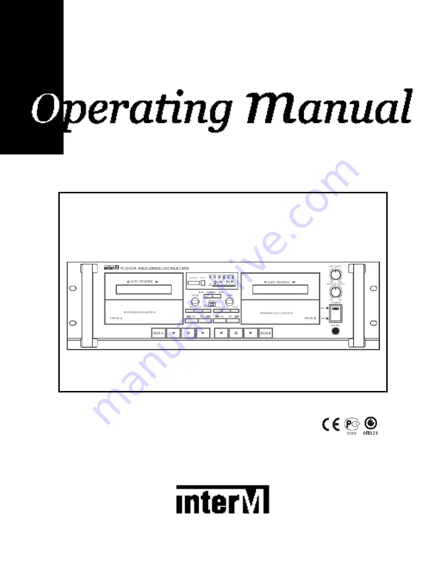 Inter-m PC-9335 Скачать руководство пользователя страница 1