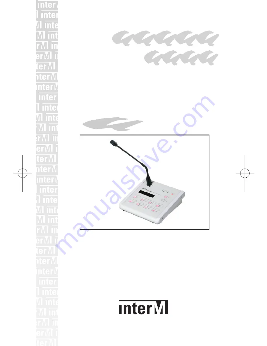 Inter-m RM-8000 Скачать руководство пользователя страница 1