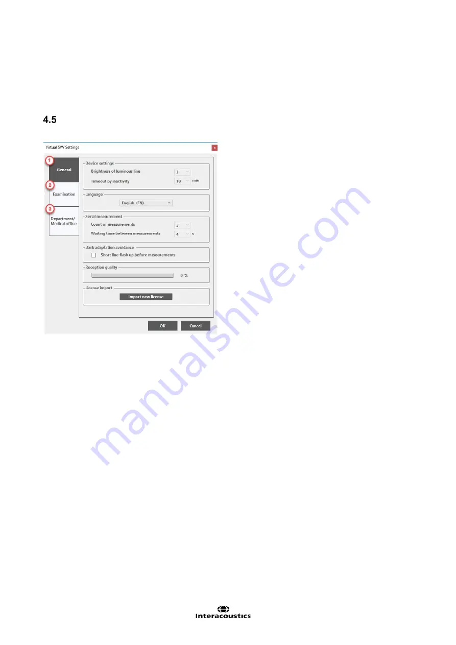 Interacoustics Virtual SVV Instructions For Use Manual Download Page 168