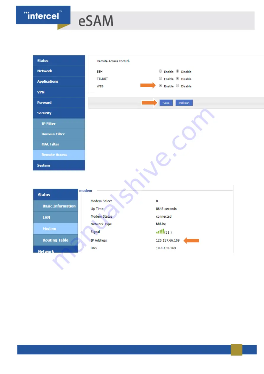 Intercel eSAM AK-SM 800 User Manual Download Page 4