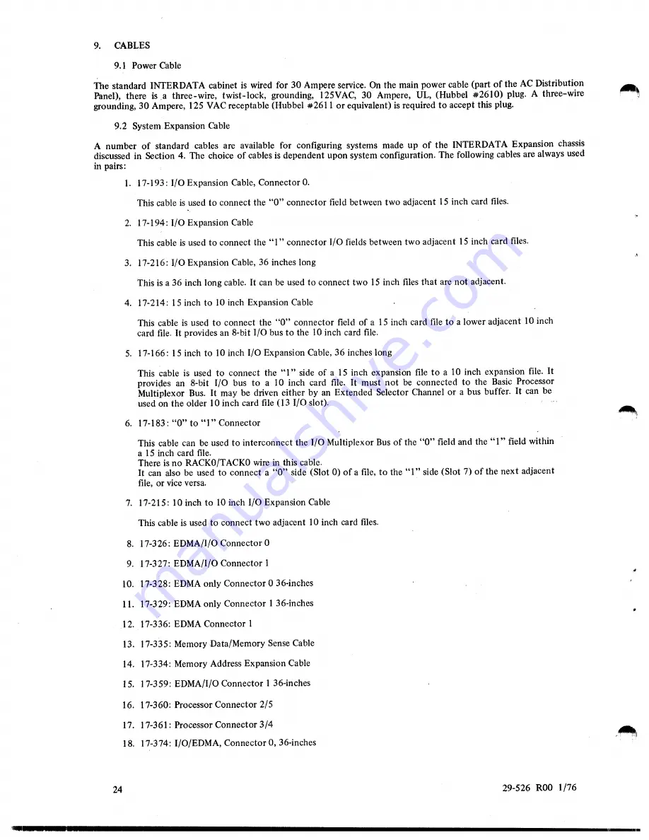 Interdata 8/32 Installation Manual Download Page 28