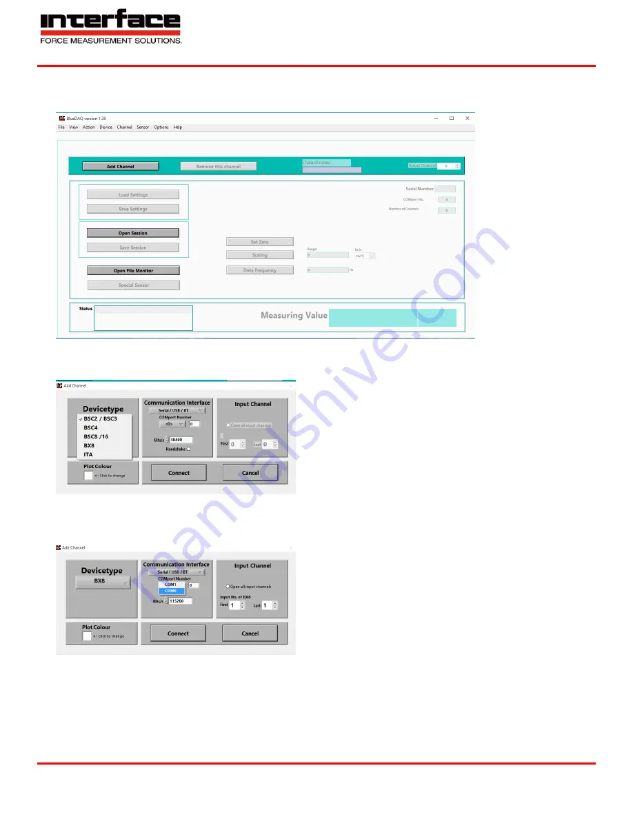 Interface BlueDAQ BX8 Скачать руководство пользователя страница 17