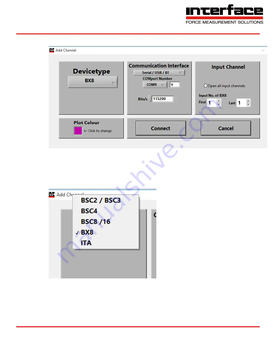 Interface BSC4 Скачать руководство пользователя страница 62