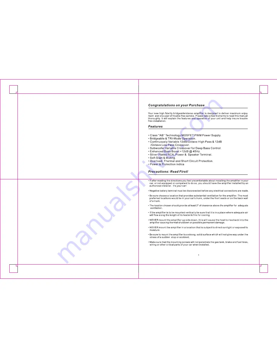 Interfire IFA-2500 Instruction Manual Download Page 2