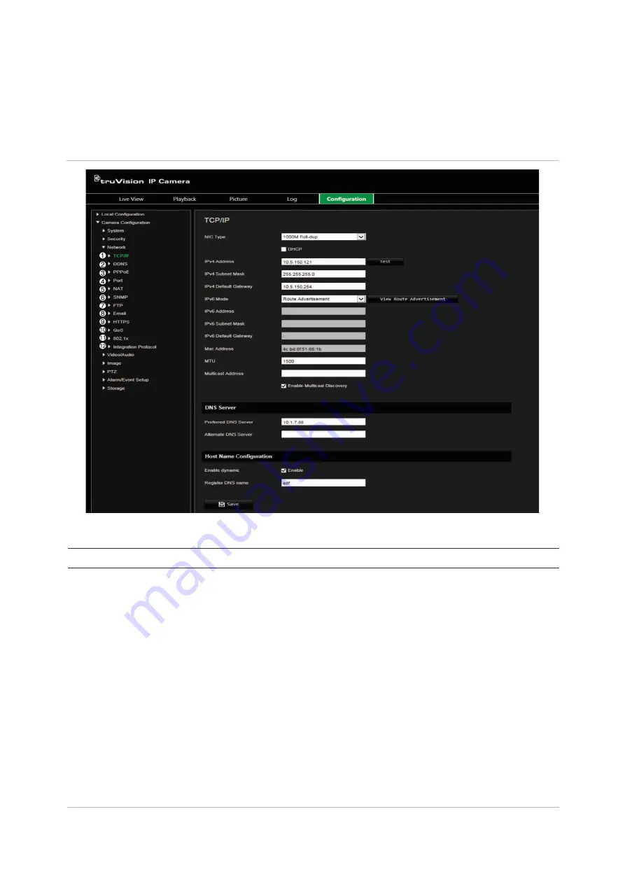 Interlogix TruVision TVP-5104 Configuration Manual Download Page 16