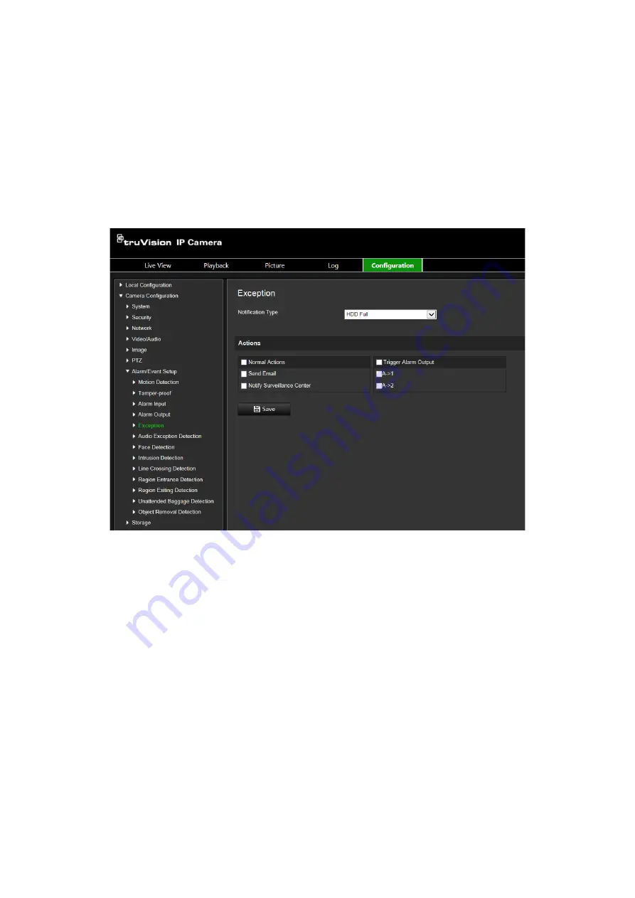 Interlogix TruVision TVP-5104 Configuration Manual Download Page 46