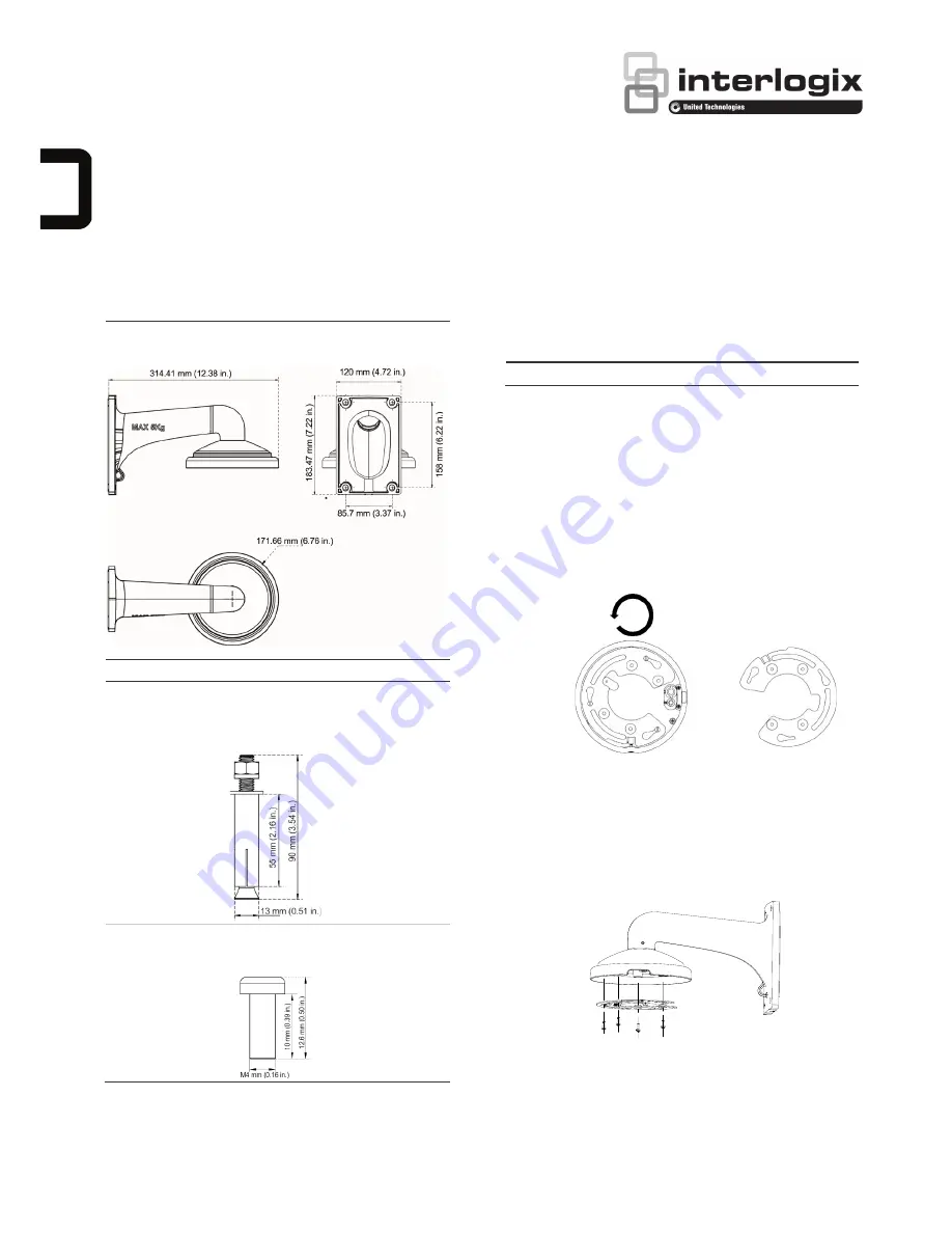 Interlogix TVP-CCBWM Installation Instructions Download Page 1