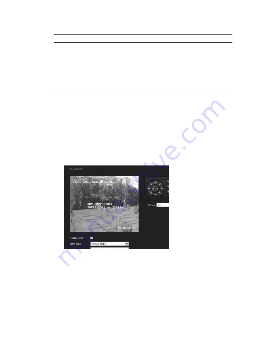 Interlogix UltraView IP PTZ 36X User Manual Download Page 45