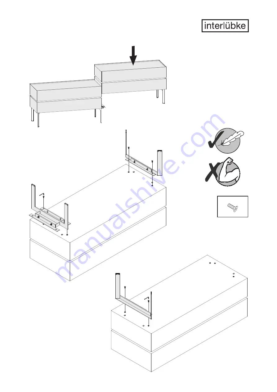 interlübke just cube bold Assembly Instruction Manual Download Page 11