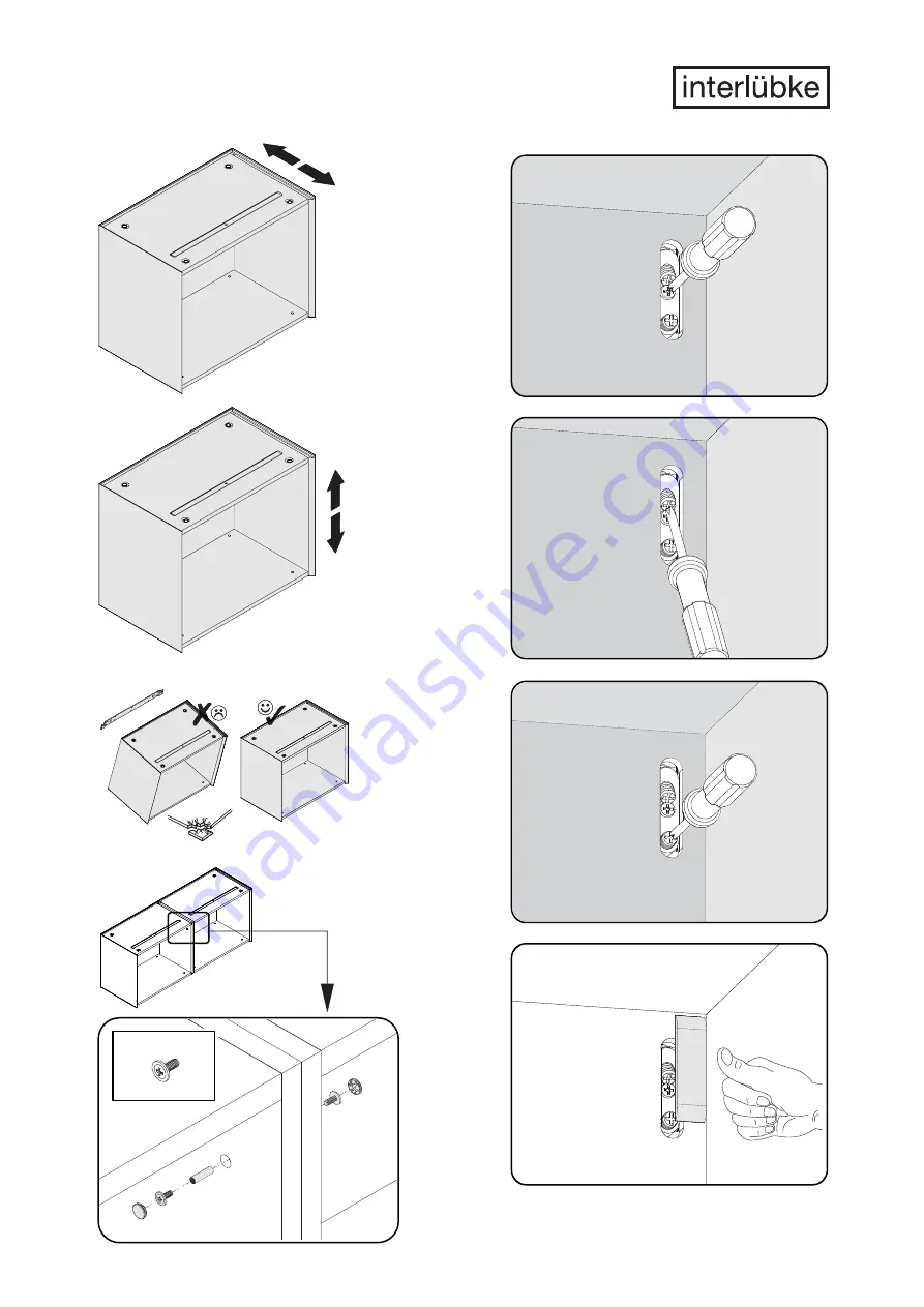 interlübke just cube bold Assembly Instruction Manual Download Page 21