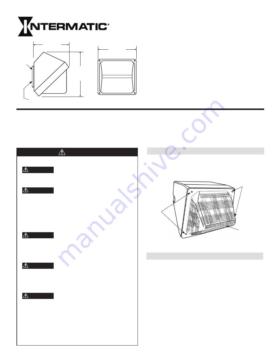 Intermatic WL100HPS Installation Instructions Download Page 1